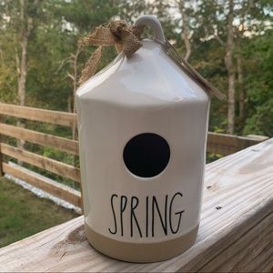 SPRING Rae Dunn birdhouse